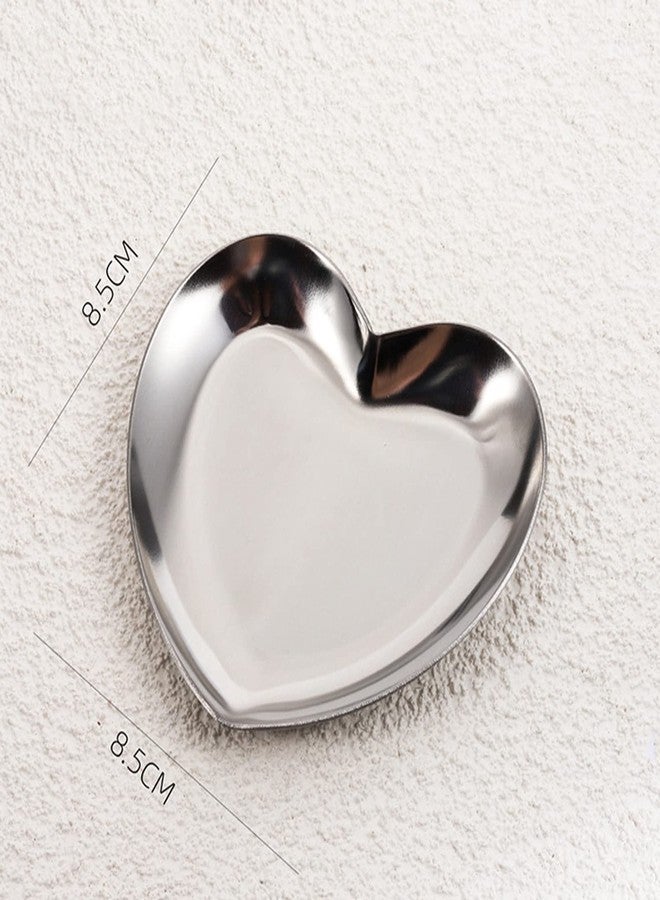 Generic Nail Art Palette Heart Empty Nail Art Palettes Plate Nail Tips Display Stand Gel Polish Drawing Color Ming Palette for Women Beauty Tool Mani Tool | - Image 3