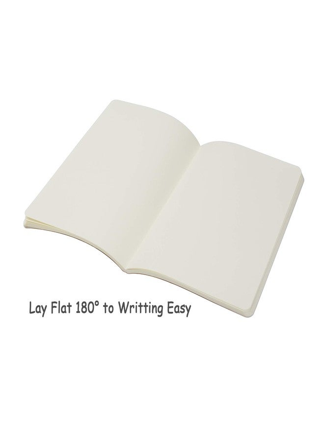 TWONE 3 Pack Travel Journal Notebook for Travelers or School - Kraft Brown Soft Cover - A5 Size - 210 mm x 140 mm - 120 Blank Pages/60 Sheets - Image 4