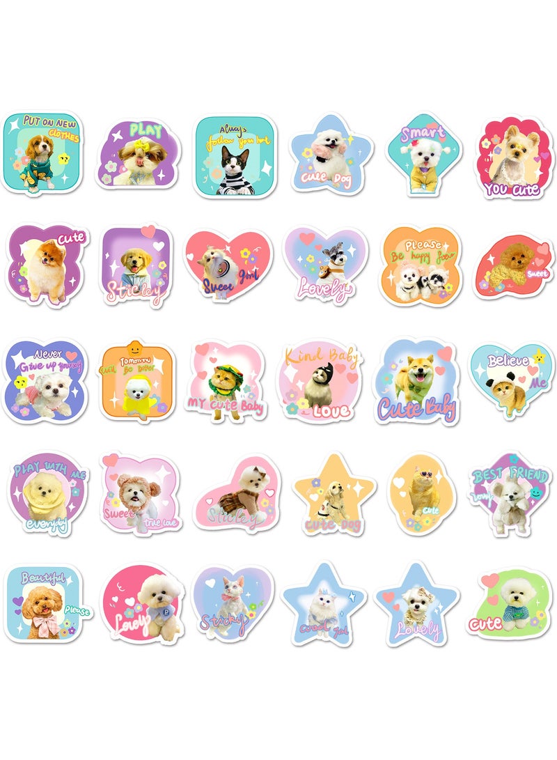 قوس قزح أورينبو مجموعة ملصقات فينيل مقاومة للماء على شكل كلب أو قطة أو فتاة أو مراهق أو صبي أو طفل، 50 قطعة من ملصقات فينيل مقاومة للماء لزجاجة المياه أو قوارير المياه أو الكمبيوتر المحمول أو الأمتعة أو الهاتف أو الجهاز اللوحي أو الدراجة أو حزمة ملصقات كرتونية - Image 3