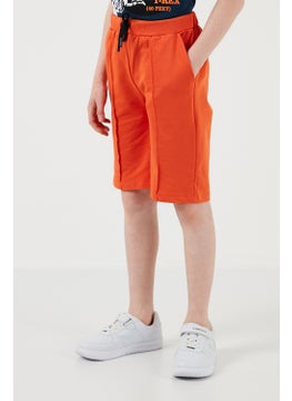 Lela Cotton Regular Fit Crew Neck Top and Bottom Set with Shorts Boy's Suit 6212015  - Image 5
