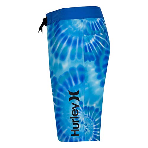 Hurley Boys Board Shorts, Blue Tie Dye, 10 - Image 3