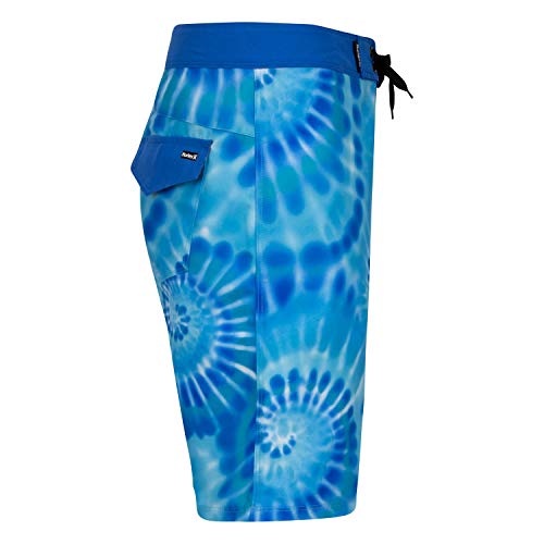 Hurley Boys Board Shorts, Blue Tie Dye, 10 - Image 4
