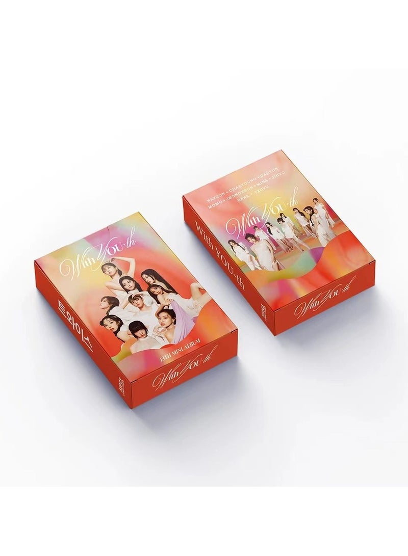 NIBEMINENT 55 Pcs Kpop TWICE With YOU-th Lomo Cards Card For Fans Collection Gifts - Image 2