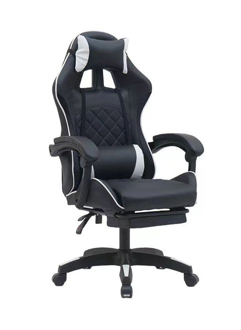Leather Gaming Chair with Footrest