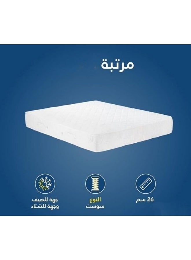 Orthopedic Spring Mattress 120×195×26 cm – Supportive Bed Mattress for Comfortable Sleep, Breathable Structure with Balanced Body Support for Daily Use - Image 2