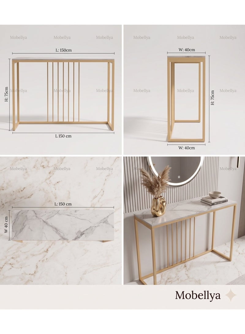 Mobellya AurumLine Console  Gold Metal - Image 3