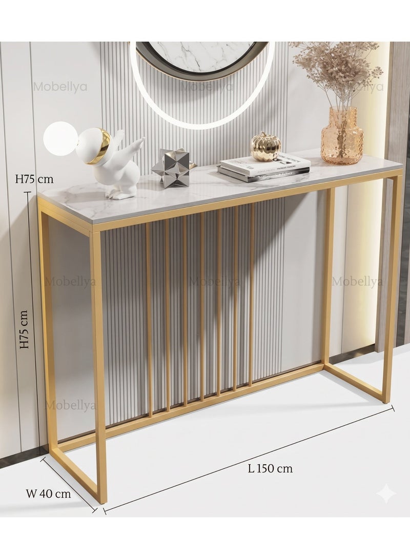 Mobellya AurumLine Console  Gold Metal - Image 1