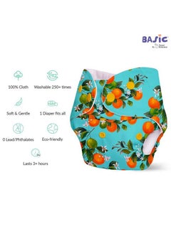 Superbottoms 2 Basic Assorted Reusable Cloth Diaper For Babies 03 Years ; Freesize Adjustable Washable & Organic Baby Diapers For Day Time Use (Comes With Quick Dry Foladable Dry Feel Pad Soaker Insert)  - Image 4