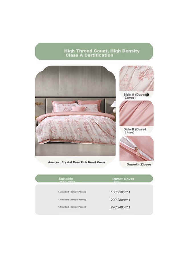 Bellees Pure Cotton Duvet Cover Single Piece 60s Long-staple Cotton Full Cotton Duvet Cover Family Double Bed Bedding 220×240cm - Image 1