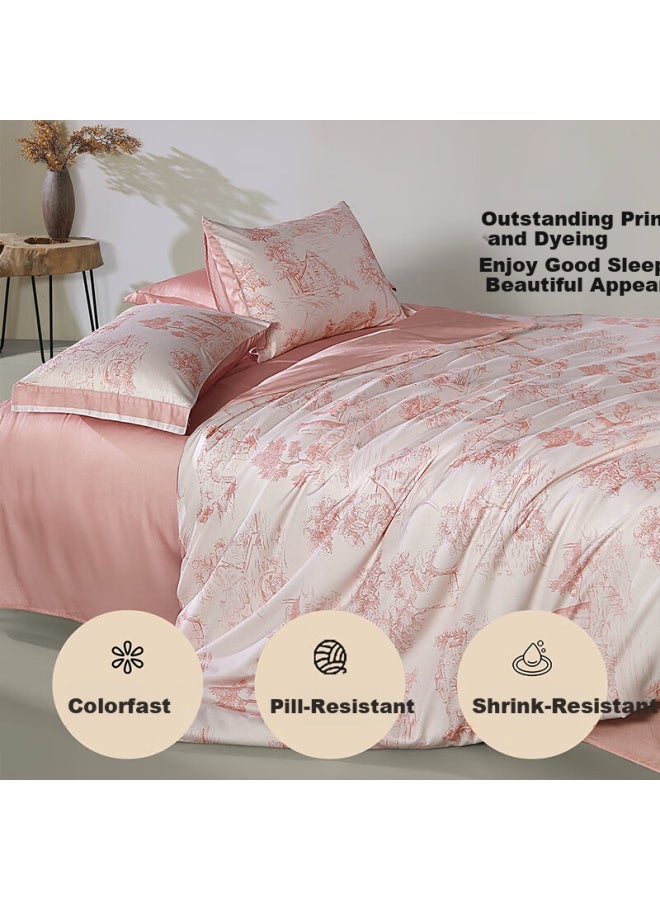 Bellees Pure Cotton Duvet Cover Single Piece 60s Long-staple Cotton Full Cotton Duvet Cover Family Double Bed Bedding 220×240cm - Image 3
