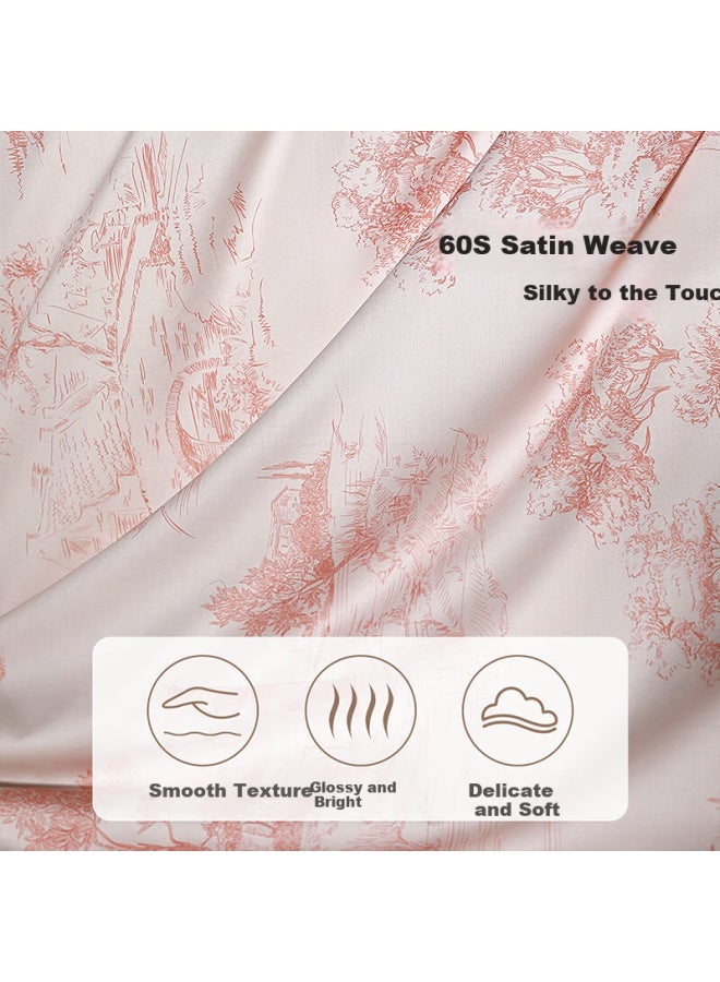Bellees Pure Cotton Duvet Cover Single Piece 60s Long-staple Cotton Full Cotton Duvet Cover Family Double Bed Bedding 220×240cm - Image 2