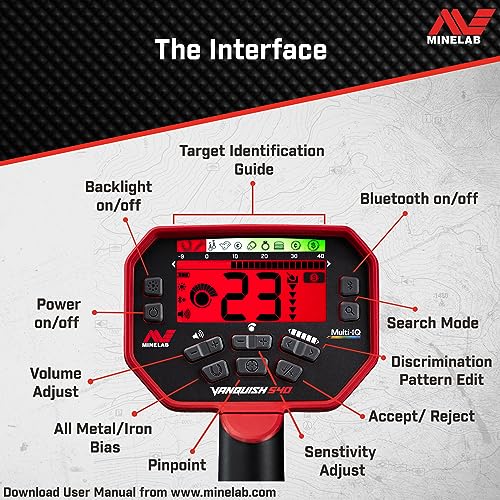 Minelab Vanquish 540 Metal Detector| Multi-Frequency Pinpointing Metal Detector| Waterproof Double-D Coil |with Iron Bias Control| Coin, Relic, Jewellery & Custom Find Modes| for Treasure Hunters - Image 5
