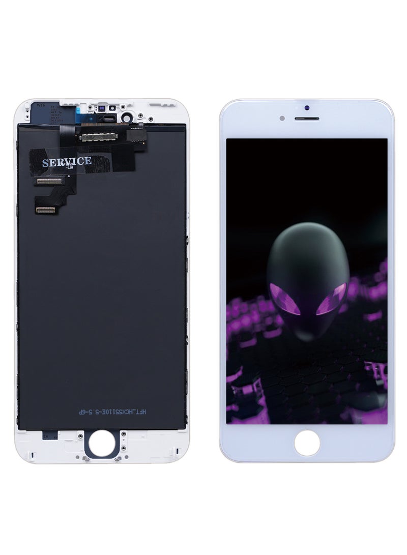 FLYCDI For iPhone 6 Plus INCELL White, LCD Display Screen Replacement Kit with Installation Tools, High Brightness, Wide Color Gamut, Mobile Phone Repair Parts - Image 1