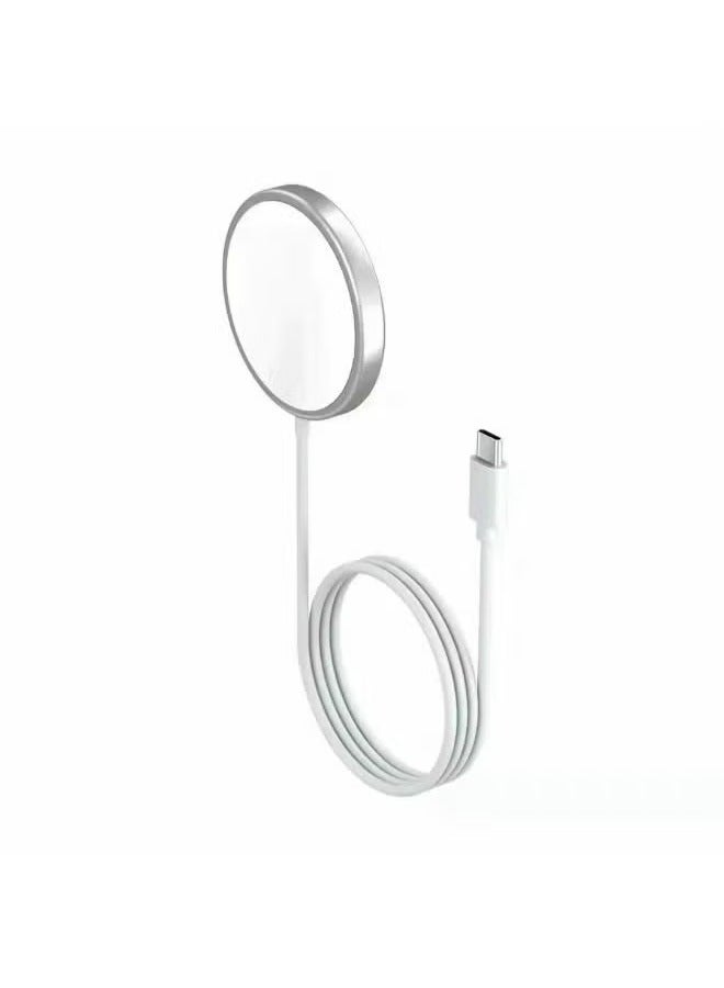 SHOPI Replacement Wireless Magnetic Charger For Apple iPhone 12/12 Mini/12 Pro/11 White 