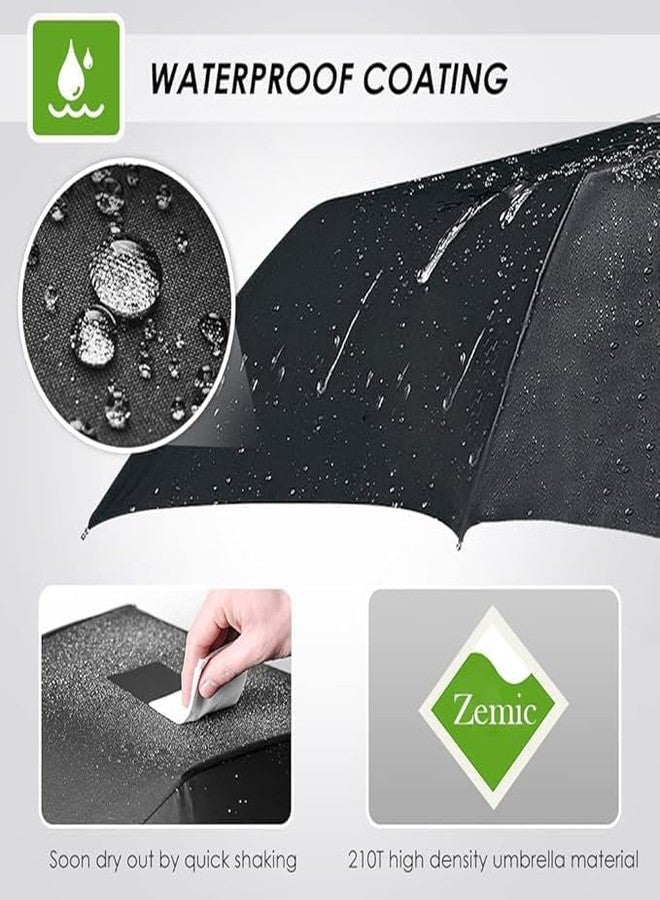 SAKSAA Portable Auto Open Travel Umbrella - Compact, Windproof, UV Protection, Waterproof Folding Umbrella for Men, Women, Kids - Lightweight & Durable for Rain or Sun - Image 5