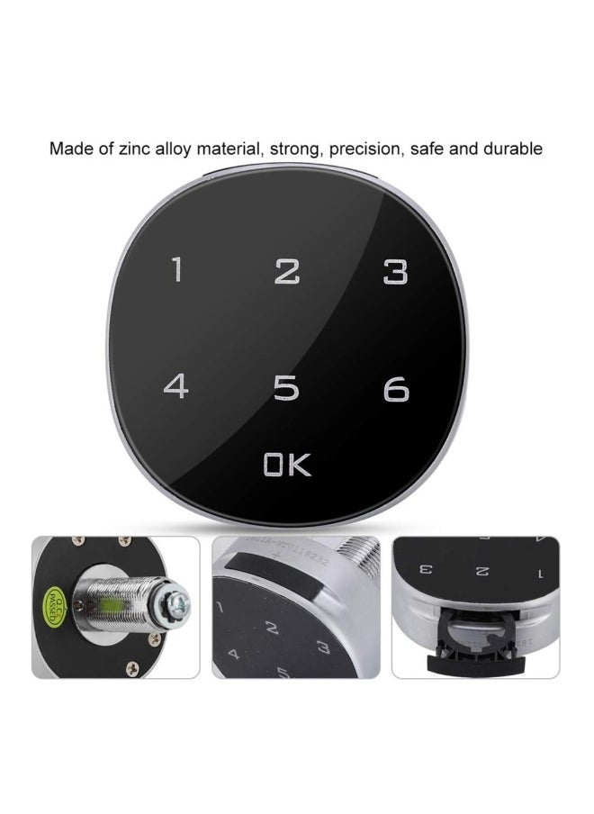 Generic - Cabinet Lock Digital Code Lock Touch Screen 15 Digital Combination Locks Electronic Anti-Theft Lock for Wardrobe Tool Box Cabinet Drawer Mailbox School Locker - Image 1