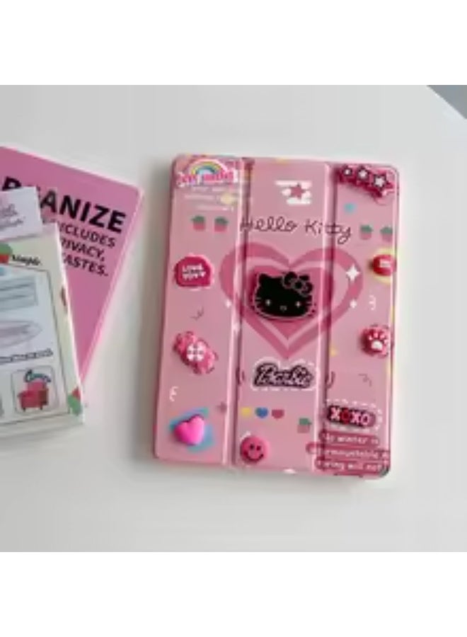 ACLIX "Adorable iPad Case with Pencil Holder - Hello Kitty Design" - Image 2