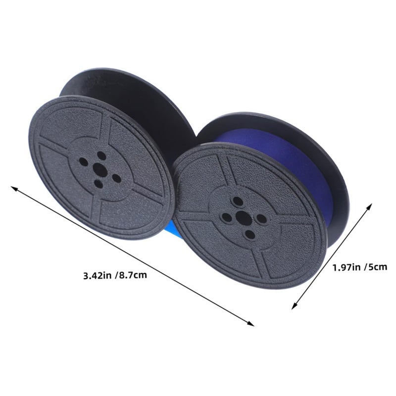4 Pairs Ribbon Ink Spool Black Compatible with Mechanical Typewriters for Office and Collecting - Image 3