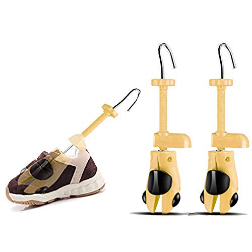 Valentoria Shoe Stretcher for Kids fit for 3-12 Years Old Children,4-Way Adjustable Shoe Stretcher for Boys Girls Length Width Wide Feet(U Yellow, Kids) - Image 1
