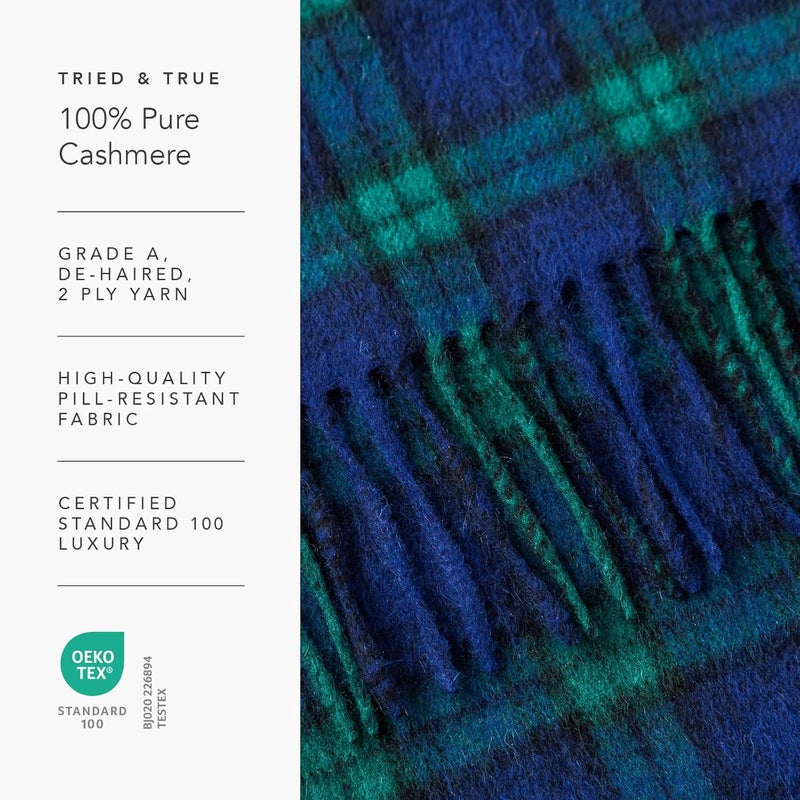 Fishers Finery Women's 100% Pure Cashmere Winter Scarf - Image 5