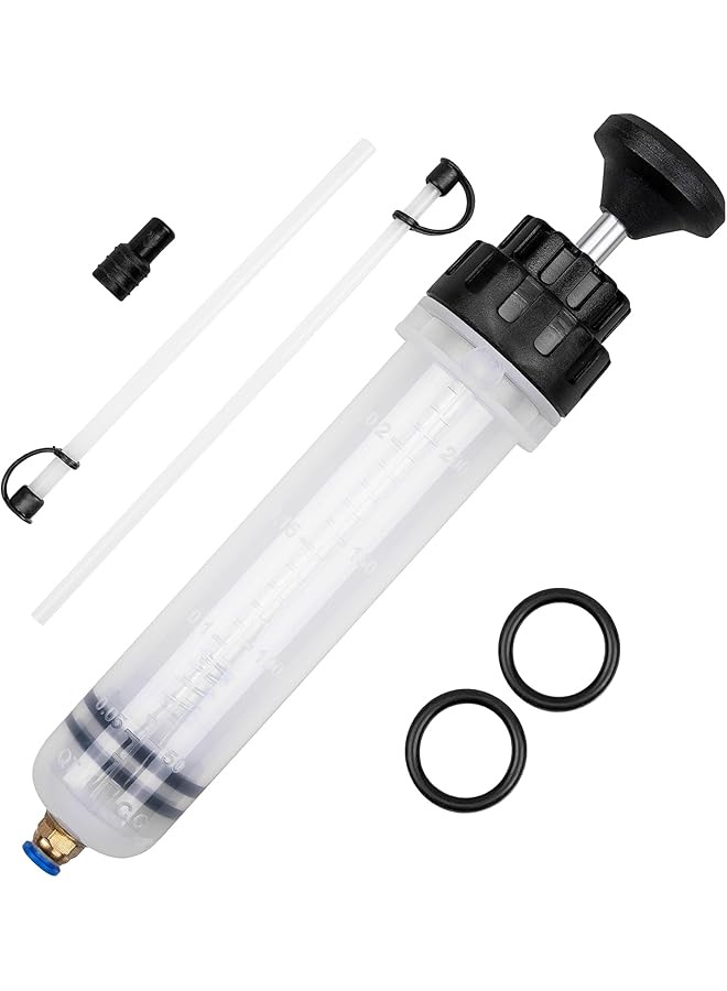 Generic 200Cc Fluid Extractor Pump, Oil Change Syringe With Hose, Manual Fluid Extractor/Fill Pump For Car Fluid Transfer - Image 1