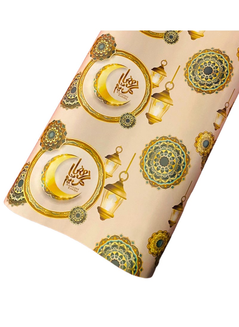 Highland 2 Rolls Ramadan Kareem Gift Wrapping Paper  - Image 1