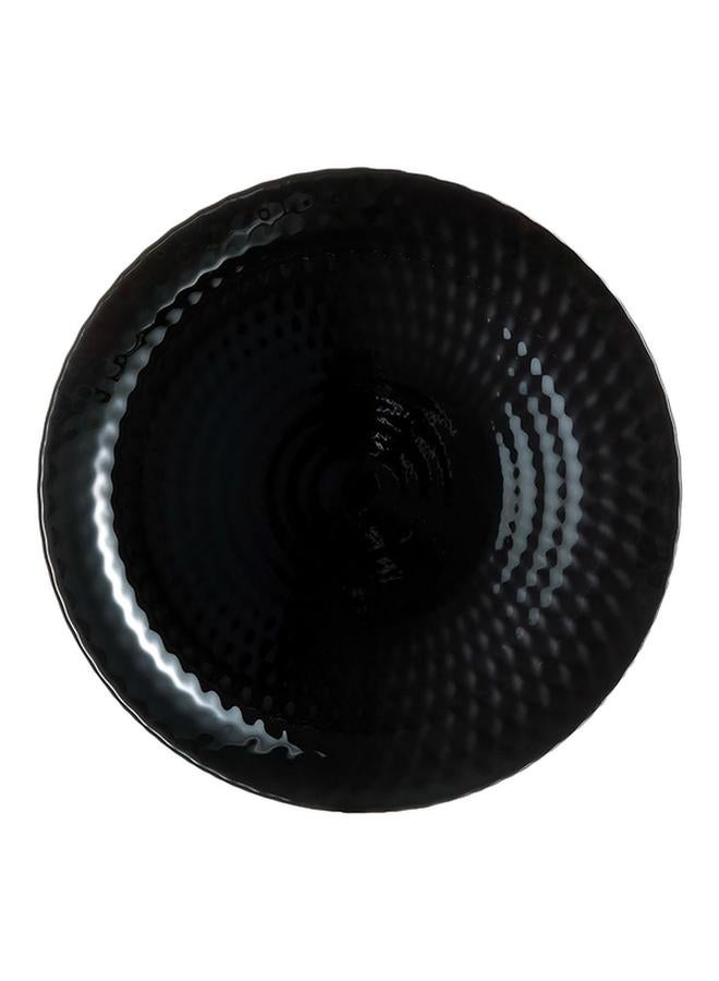 Luminarc Pampille Dishwasher and Microwave Safe Tempered Glass Dinner Plate Black 25cm Q4618 - Image 4