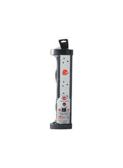 Brennenstuhl 4-Socket Extension Cord Black and White 3 m 1156253614  - Image 1