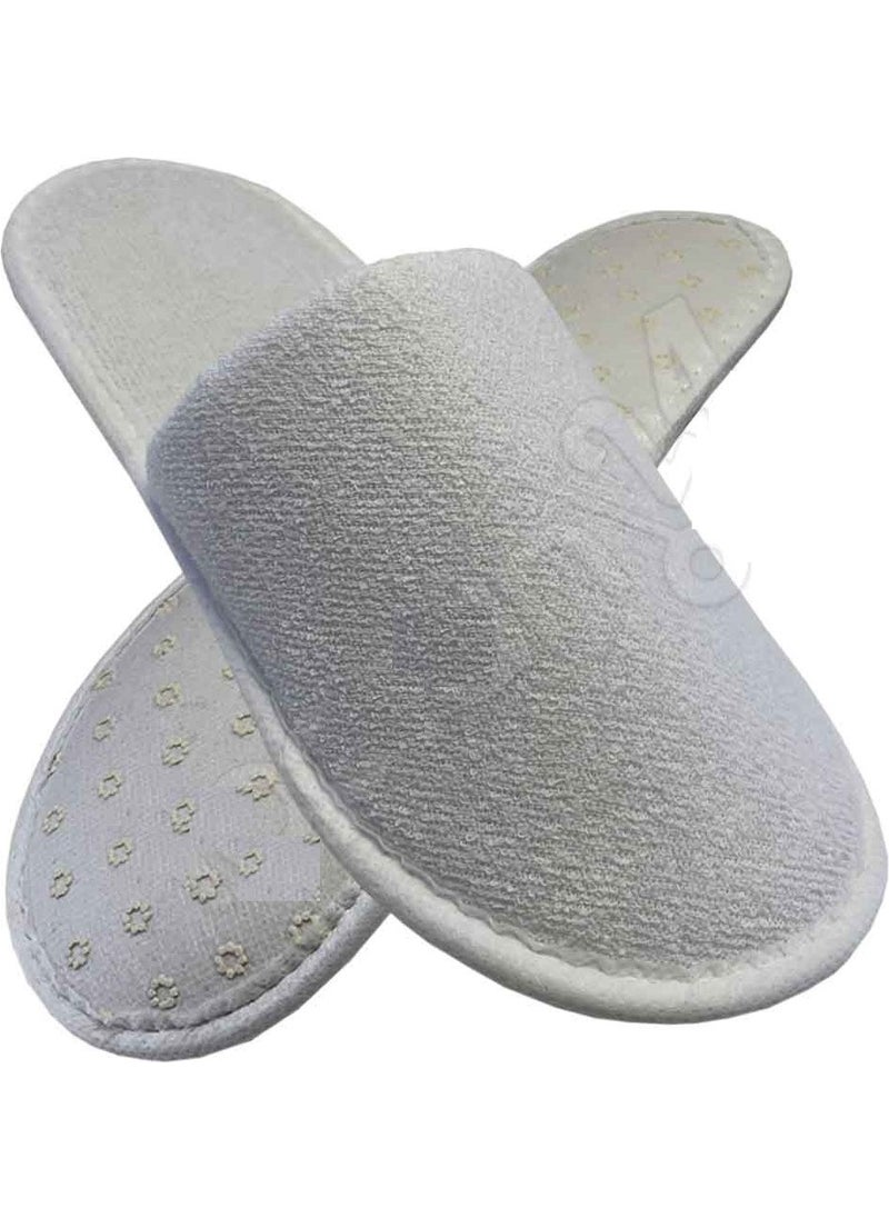 Private Label - 50 Double Layer Thick Cotton Towel Slippers Non Slip Sole Hotel Slippers High Quality - Image 1