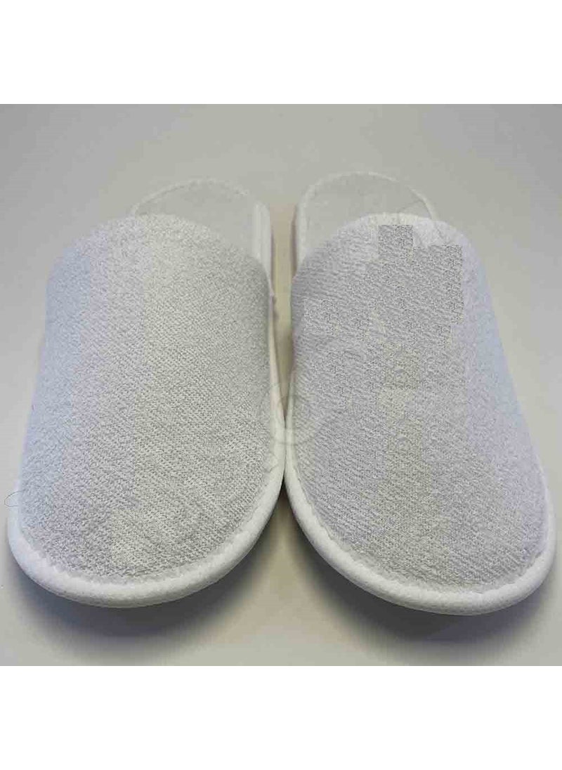 Private Label - 50 Double Layer Thick Cotton Towel Slippers Non Slip Sole Hotel Slippers High Quality - Image 1