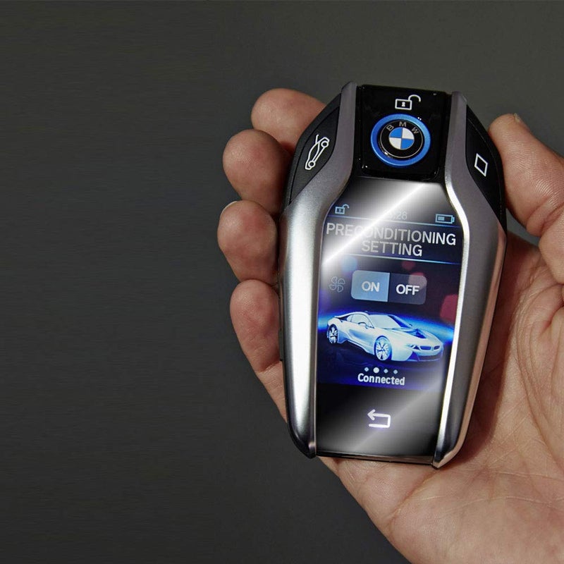 IPG Made for BMW 3-4-5 Series Smart Key Display HydroGel Screen Protector Invisible Touch Screen Sensitive Ultra HD Clear Film Anti Scratch Skin Guard - Smooth/Self-Healing for BmwSmartkey - Image 2