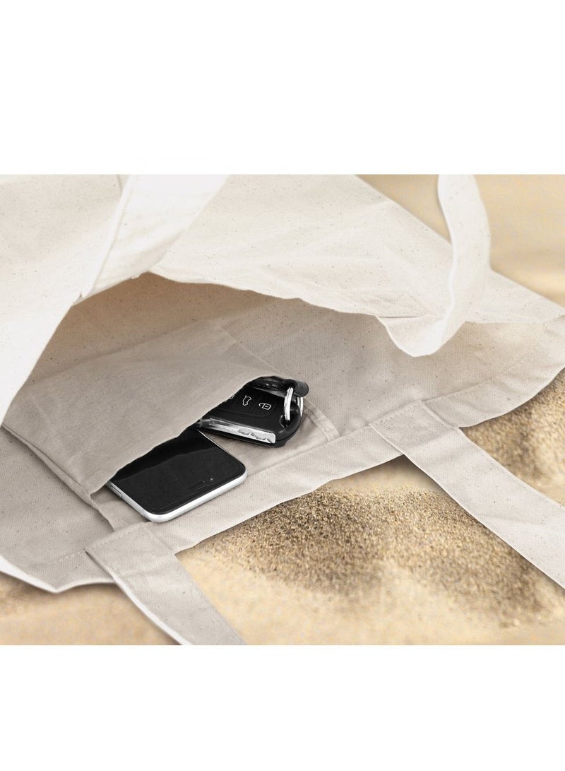 giftex 280G cotton canvas bag,"My other bags are Prada" printed, beach bag, shopping bag - Image 2