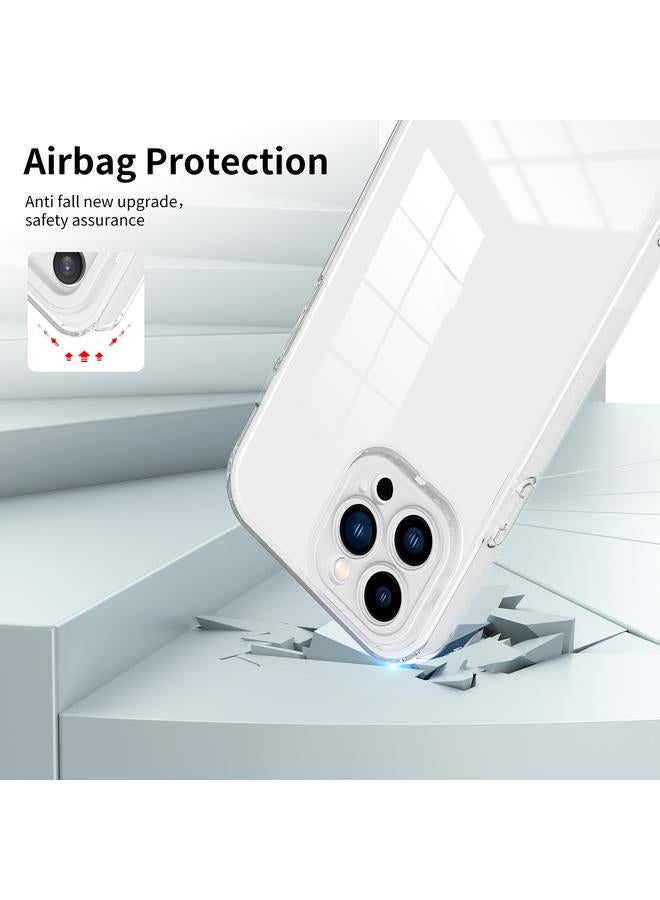 اس-توب جراب لهاتف iPhone 13 Pro 3 في 1 جراب هاتف شفاف من مادة TPU الملونة بإطار من البولي كربونات - Image 3