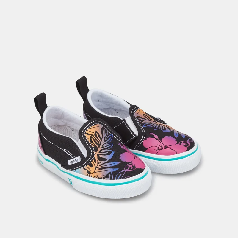 VANS Kids' x Crayola Classic Slip-On Velcro Unisex Shoe (Baby And Toddler)