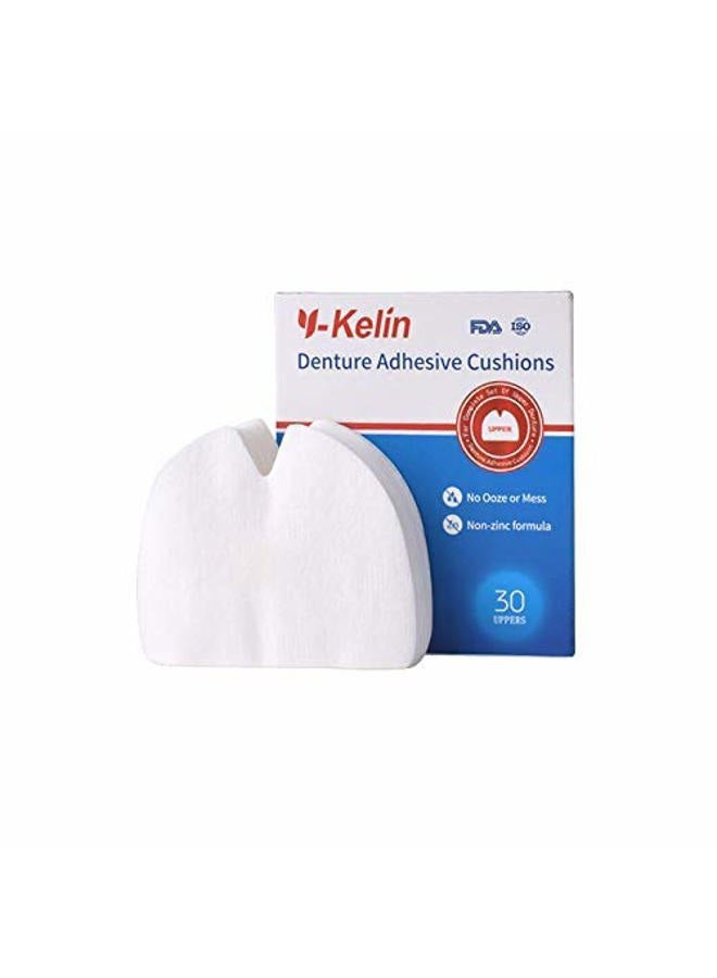 Y-Kelin لاصق طقم الأسنان (علوي) 30 وسادة + (سفلي) 30 وسادة - Image 2