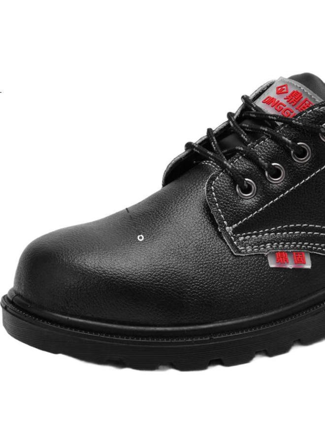 Dinggu Men'S Safety Shoes With Steel Toe Cap And Steel Midsole, Anti-Smashing And Puncture-Proof, Solid Bottom, Model 1123Hei38 - Image 2