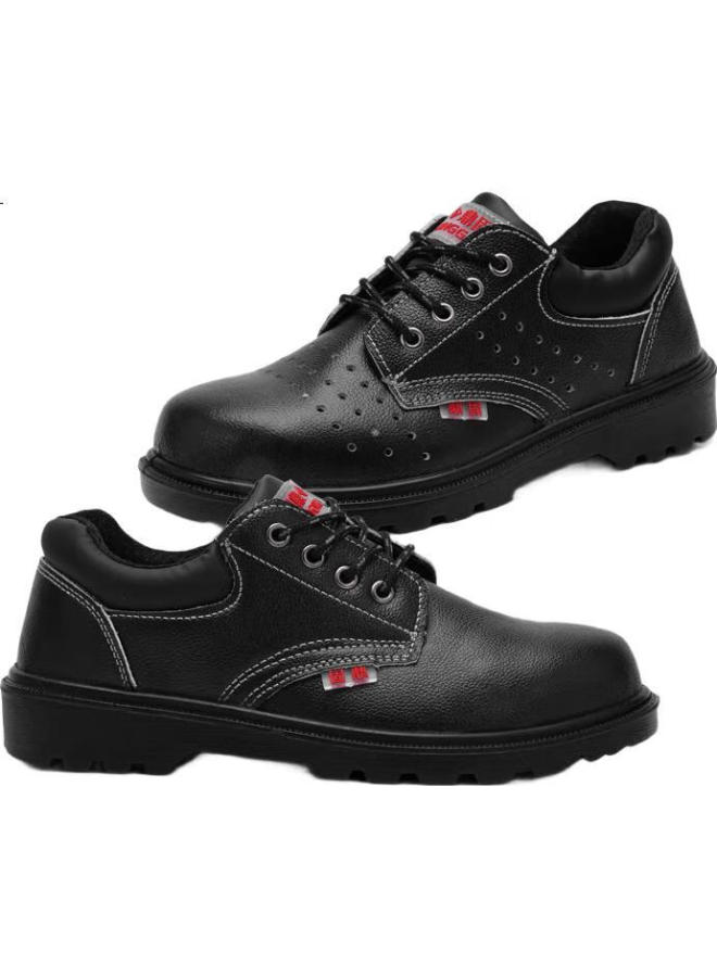 Dinggu Men'S Safety Shoes With Steel Toe Cap And Steel Midsole, Anti-Smashing And Puncture-Proof, Solid Bottom, Model 1123Hei38 - Image 3
