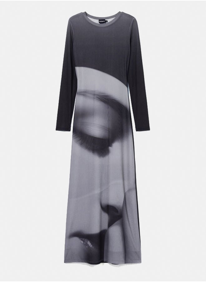 DESIGUAL - Long Portrait Dress - Image 1
