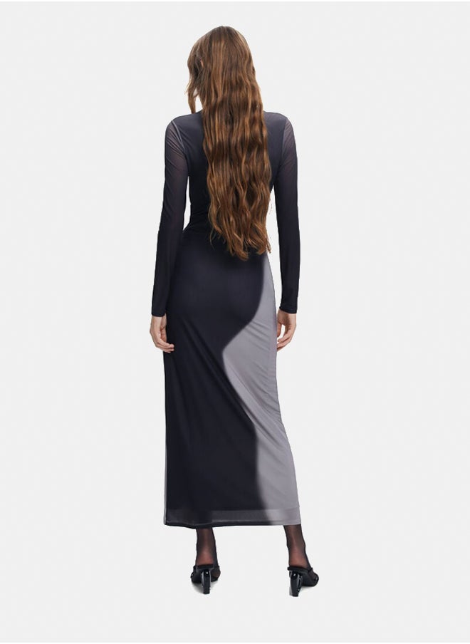 DESIGUAL - Long Portrait Dress - Image 1