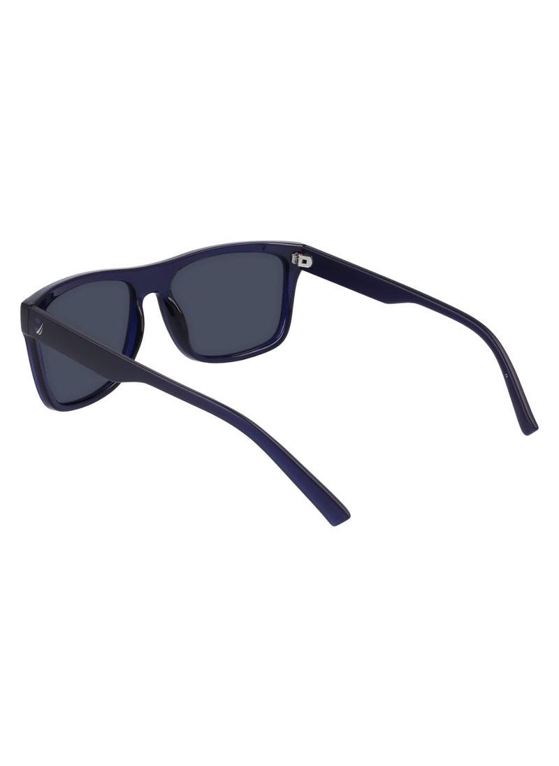 NAUTICA - Men's UV Protection Rectangular Shape  Sunglasses N902SP-410-6018 - Lens Size: 60 - Navy Crystal - Image 1