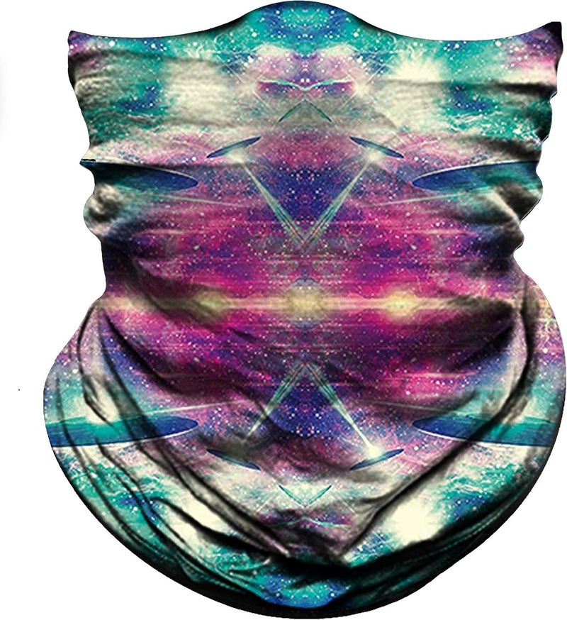 Obacle Seamless Bandana Rave Face Mask Women Men for Dust Wind Sun Protection - Image 1