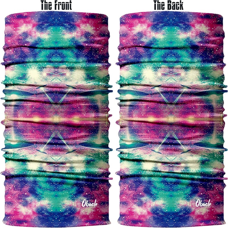 Obacle Seamless Bandana Rave Face Mask Women Men for Dust Wind Sun Protection - Image 3