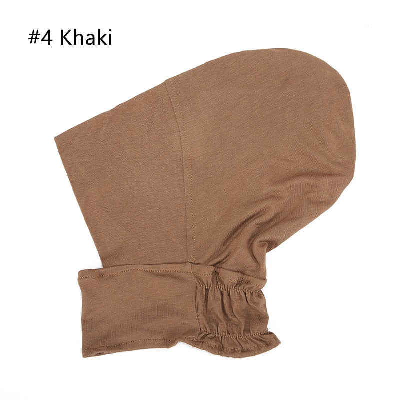 Modal Elastic Cover Neck Base Cap Sports Cover Solid Color Scarf Adjustable Hair Generation - Image 5