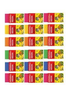 NATARAJ 18-Piece Neon Eraser In Plastic Jar  - Image 1