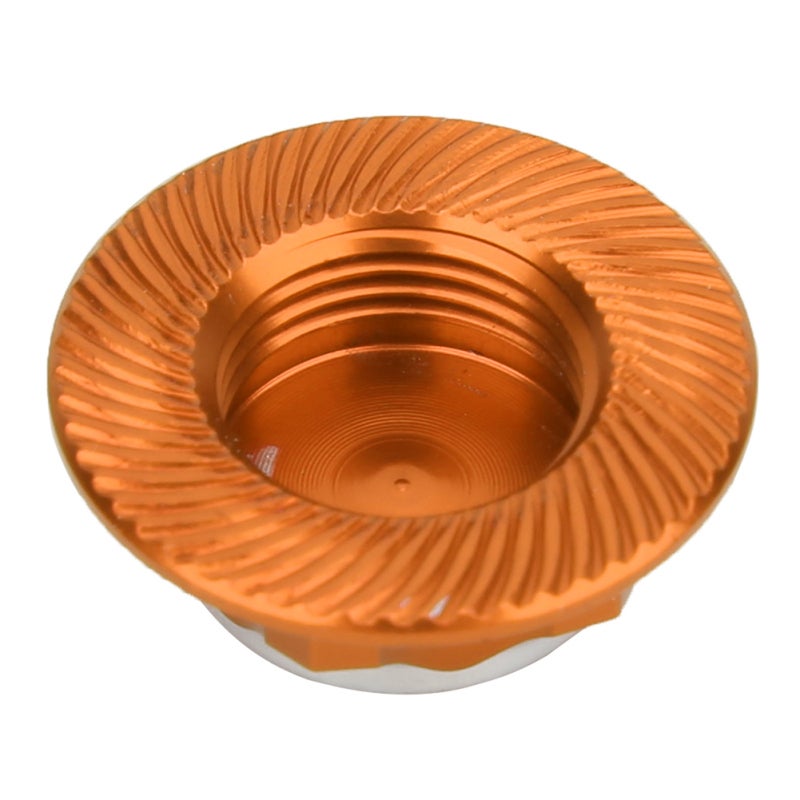 4Pcs 17mm Aluminium Alloy Dust Proof Hub Nut Wheel Accessory for 1/8 RC Car Model(orange ) - Image 5