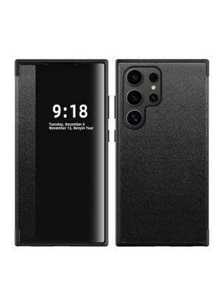 Smartphone Flip Cases Compatible with Samsung Galaxy S24 Ultra Case Translucent View Window,Magnetic Slim Flip Case Drop Protection Shockproof Protective Cover Compatible with Samsung Galaxy S24 Ultra - pzsku/Z2B513DE6FFED42039006Z/45/_/1706264087/773f099c-af7d-45b2-9655-21db321a0c62