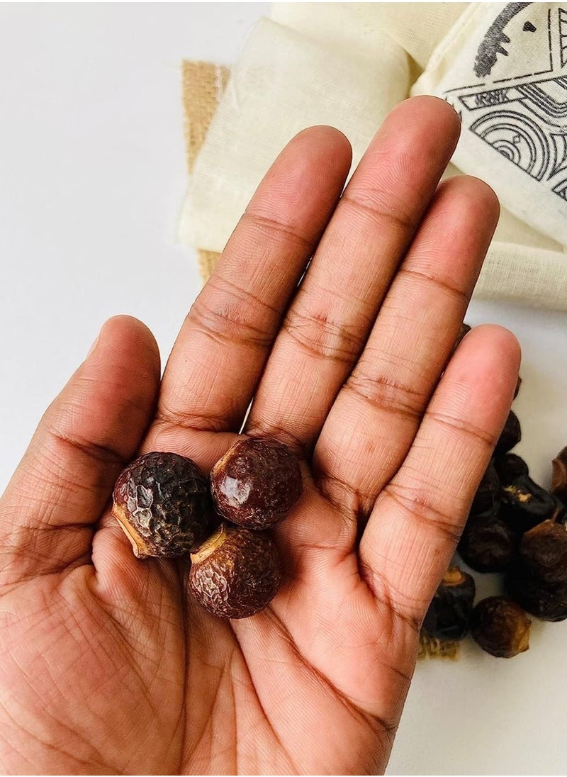 Awafi Mill Reetha Areetha Kunkudukaialu Soap Forest Natural Organic Whole Dried Reetha Soap Nuts Aritha Raw Form 150  - Image 1