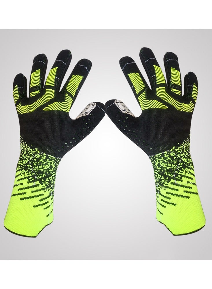 NIBEMINENT قفازات حارس مرمى كرة القدم المطاطية الاحترافية PREDATOR PRO قفازات حارس مرمى كرة القدم غير قابلة للانزلاق - Image 1