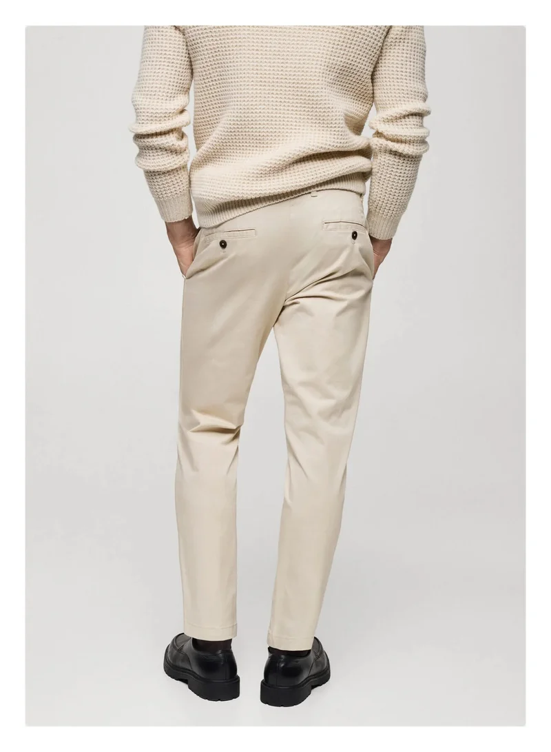 Mango Man Prato Slim Fit Pants