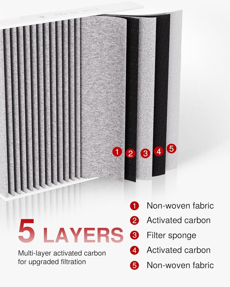 Puroma Cabin Air Filter with Activated Carbon - Image 2